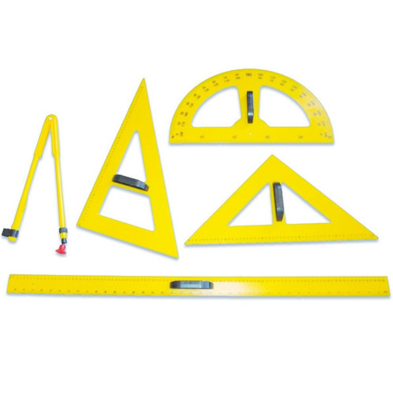 Kit De Geometría Para El Pizarrón-0