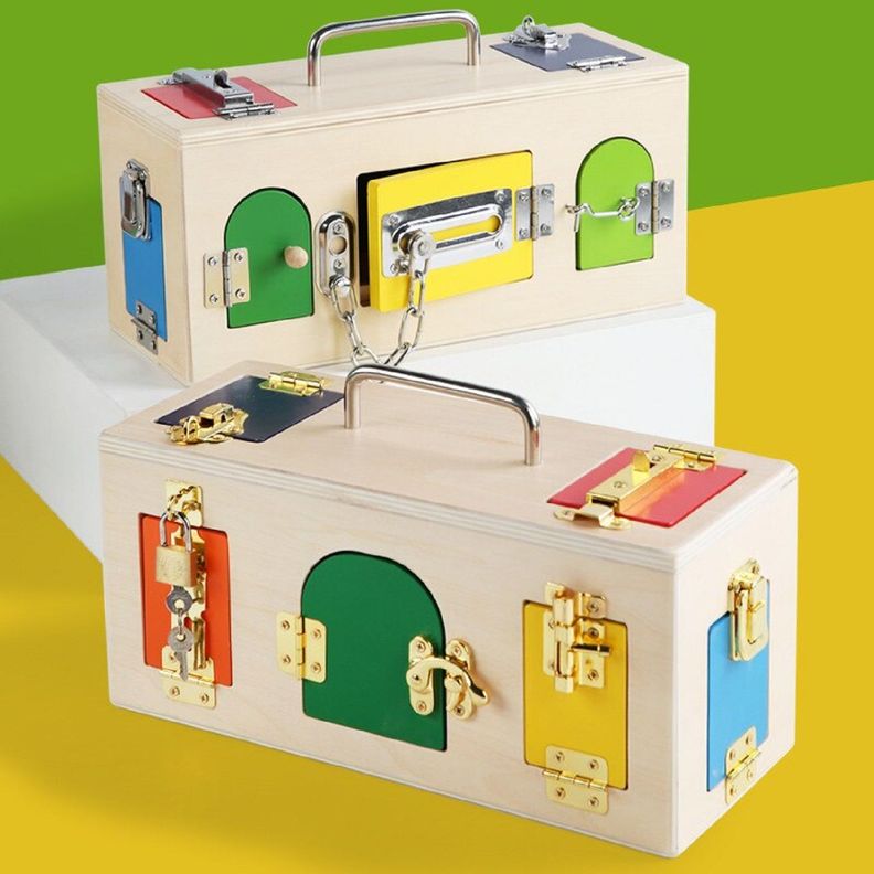 Caja Con Cerraduras Montessori-1