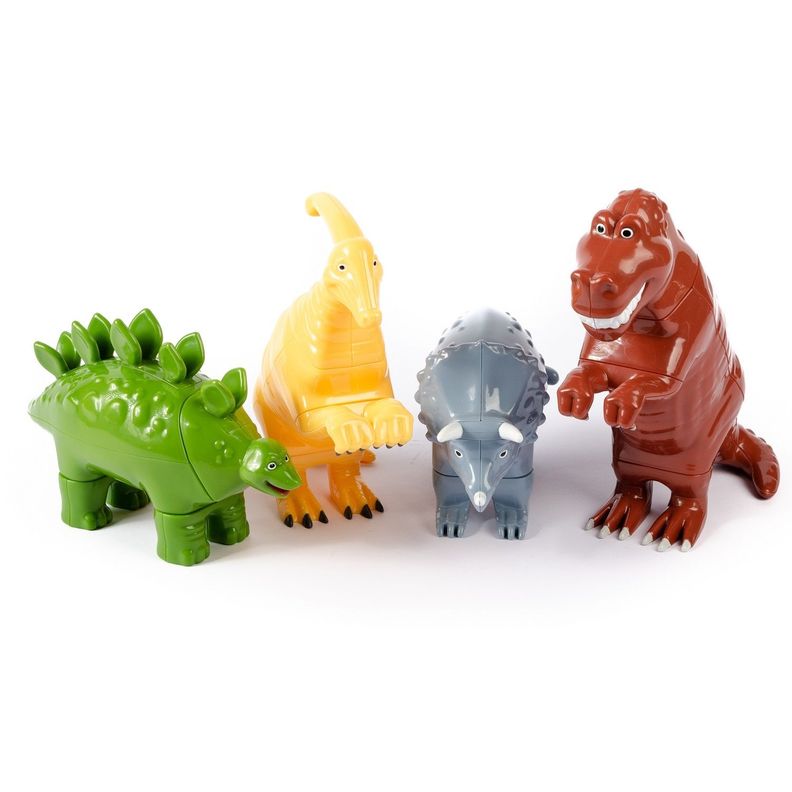 Set Dinosaurios Armables Magnéticos-0