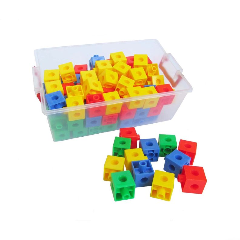 Set De Cubos Multiencaje 4 Colores-1