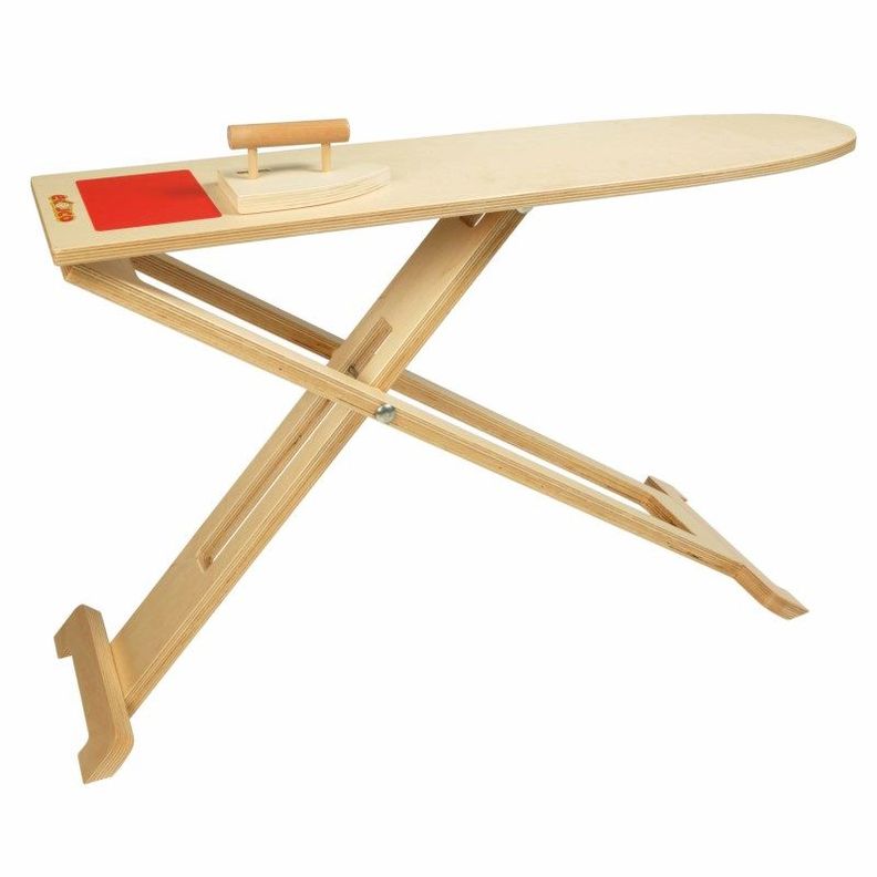Set De Tabla Para Planchar De Madera-0