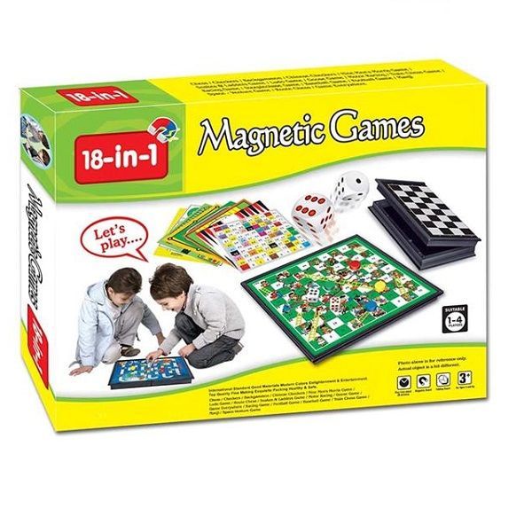 Juego De Mesa Magnético 18 En 1-0