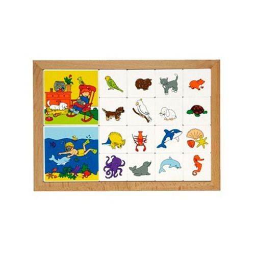 Juego De Clasificación De Mascotas Y Animales Marinos-0