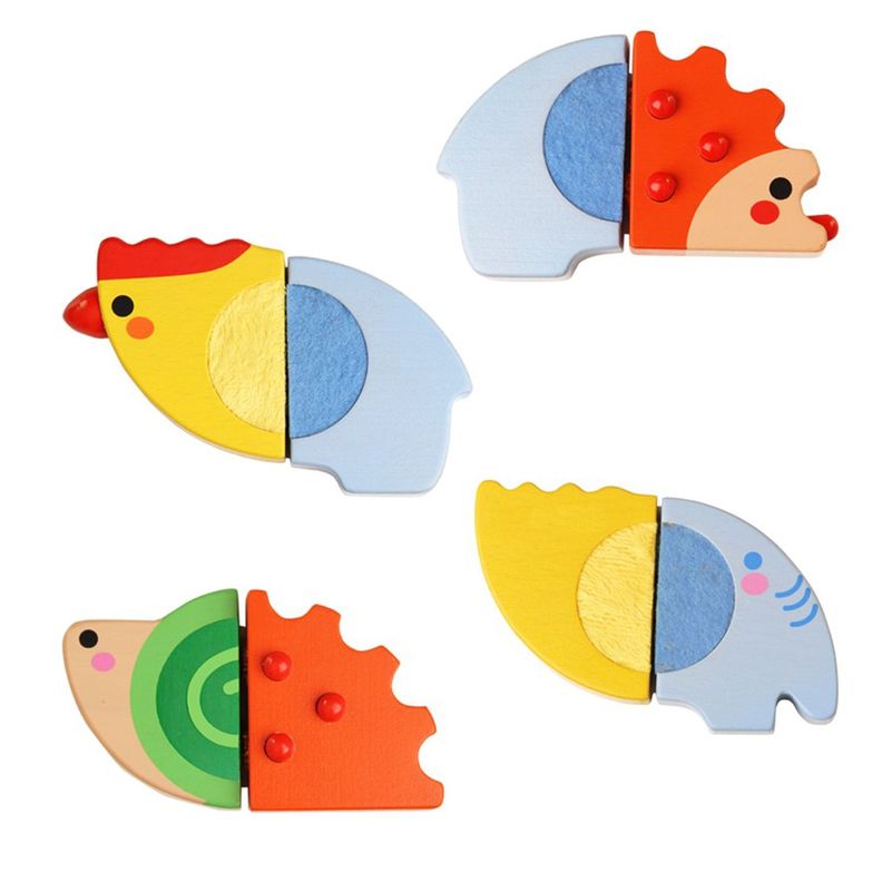 Juego Animales Sensoriales Con Velcro-2