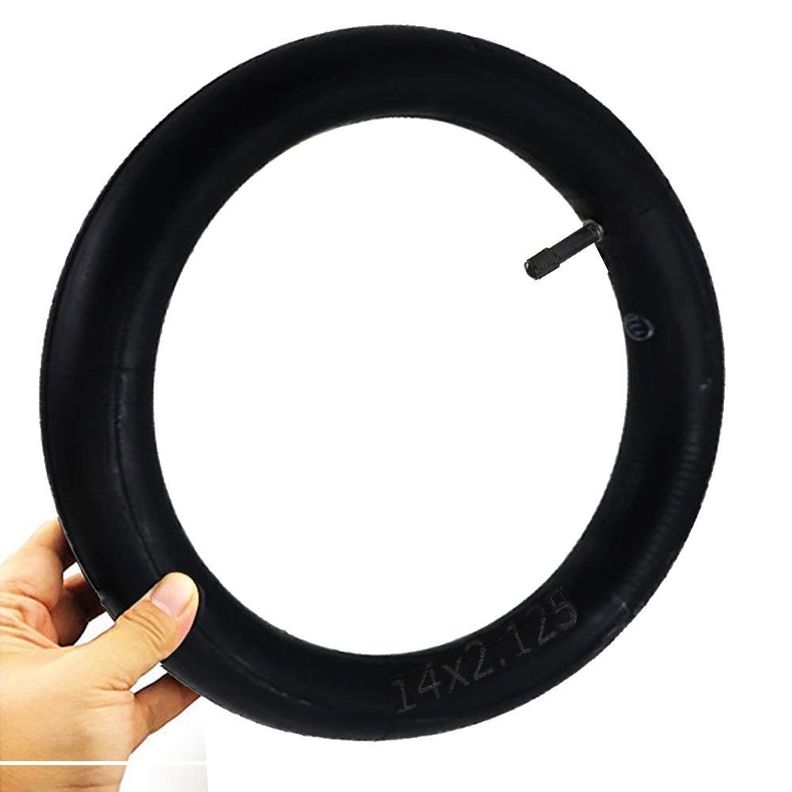 Cámara Aro 14" x 1.90-2.125 Válvula Recta Bicicleta-5