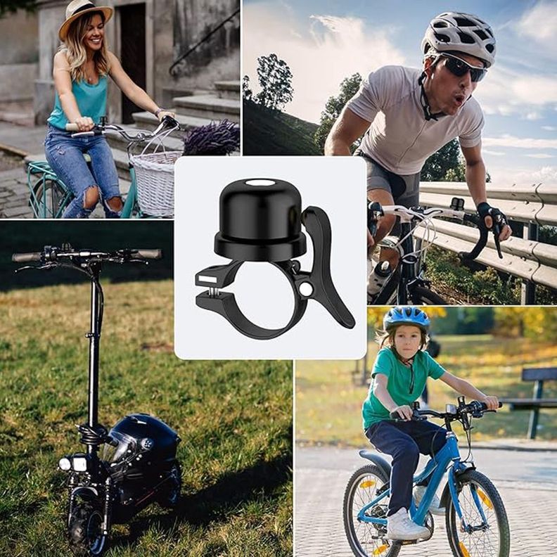 Campanilla con Soporte Para AirTag Bicicleta Scooter y Otros-5