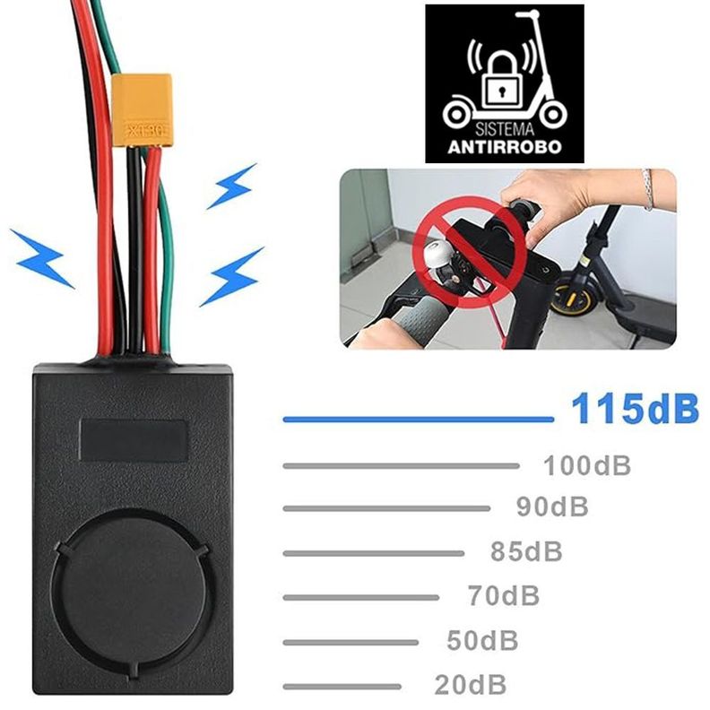 Alarma Antirrobo Scooter Xiaomi y Otros-3