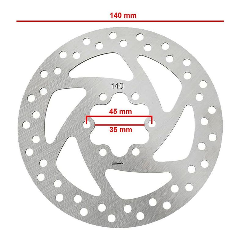 Disco de Freno Scooter Zero 10 140mm-3