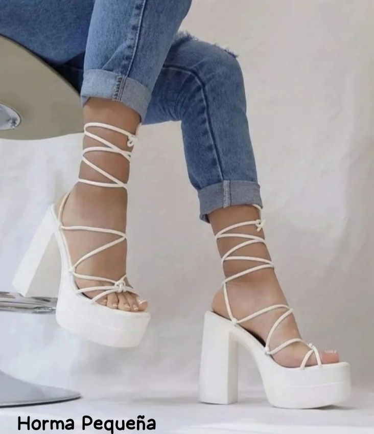 Sandalias Mujer Taco Alto con Plataforma M428-1