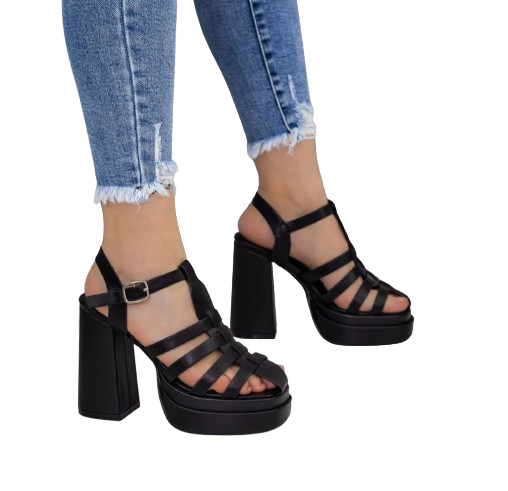 Sandalias Mujer Taco Alto con Plataforma M398-0