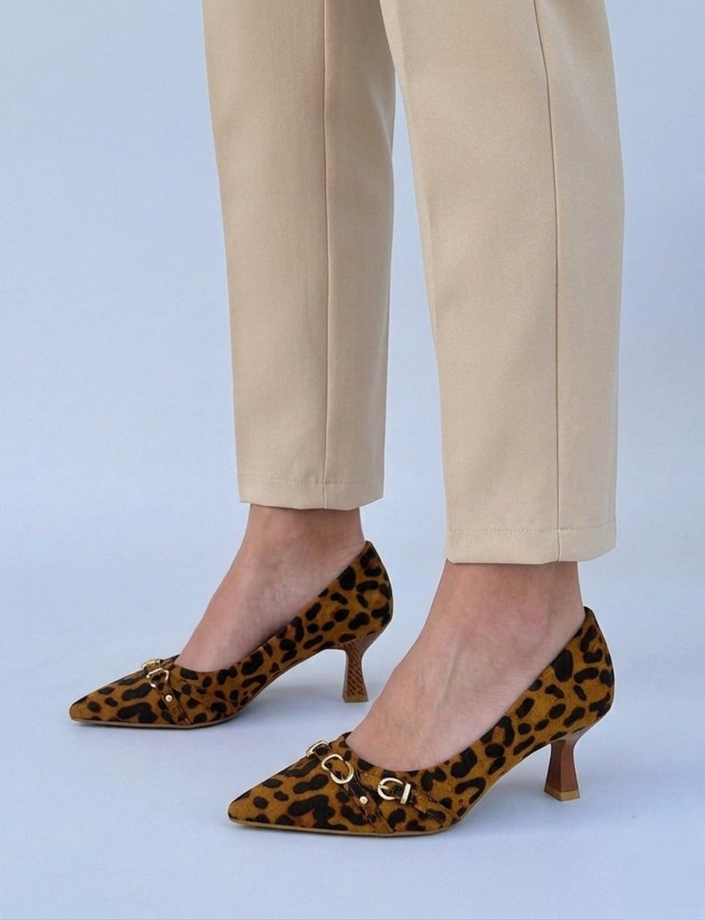 Zapato  Elegante Para Dama  Taco Medio  M635