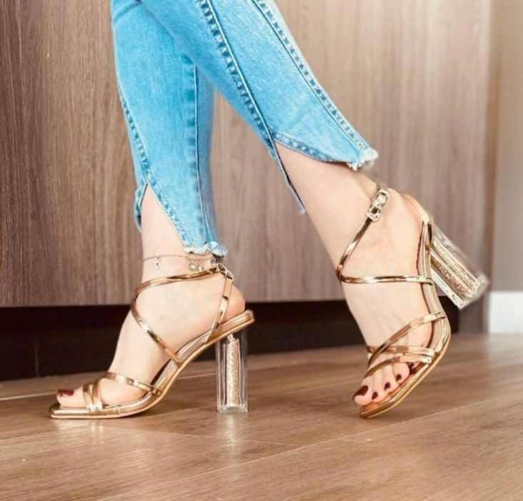 Sandalias Doradas para Dama M 303 Horma chica-1