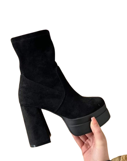 Botin Mujer Taco Alto Plataforma M380-0