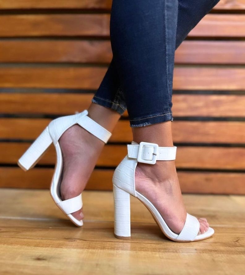 Sandalias Mujer Taco Alto  M410-1