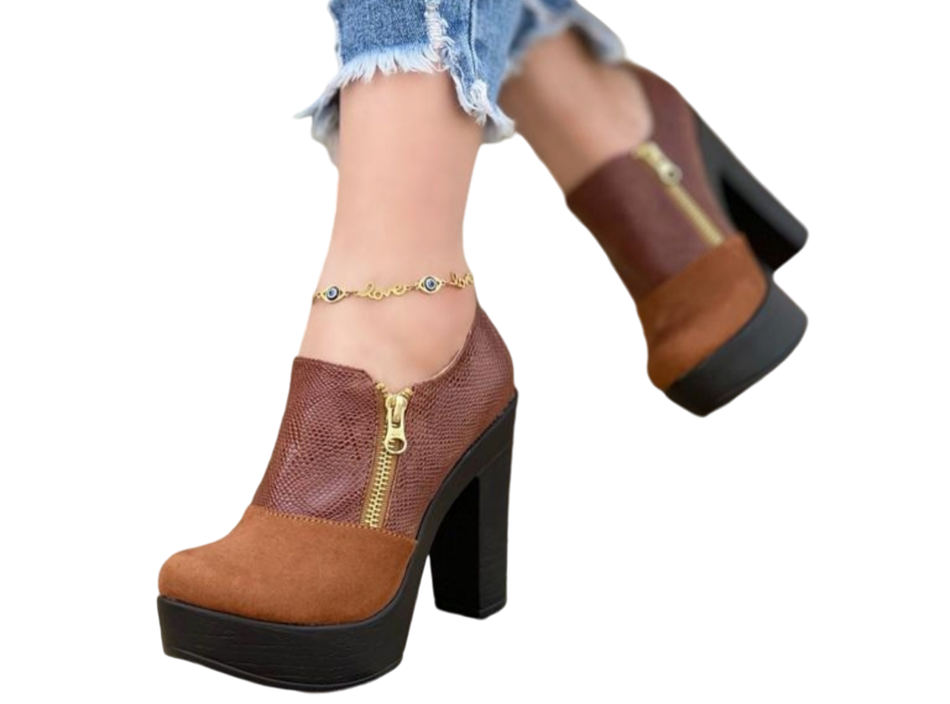 Botin Mujer Taco Alto M385-0