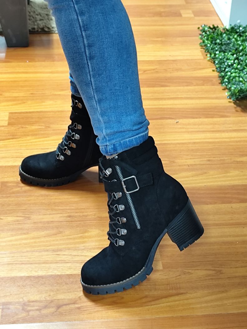Botin Mujer en Gamuza M334-1