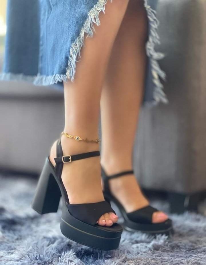 Sandalias Mujer Taco Alto con Plataforma M404-1