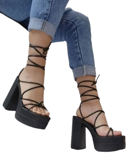 Sandalias Mujer Taco Alto con Plataforma M429-0