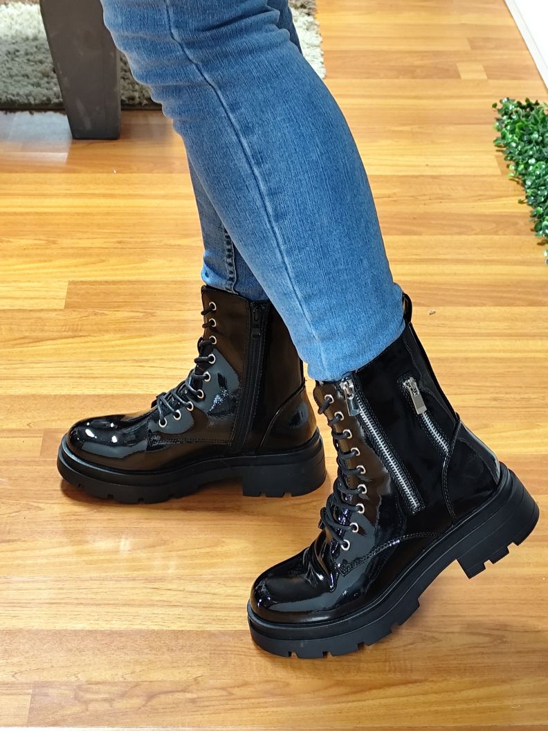 Botines Mujer en Charol M441 Negro 35