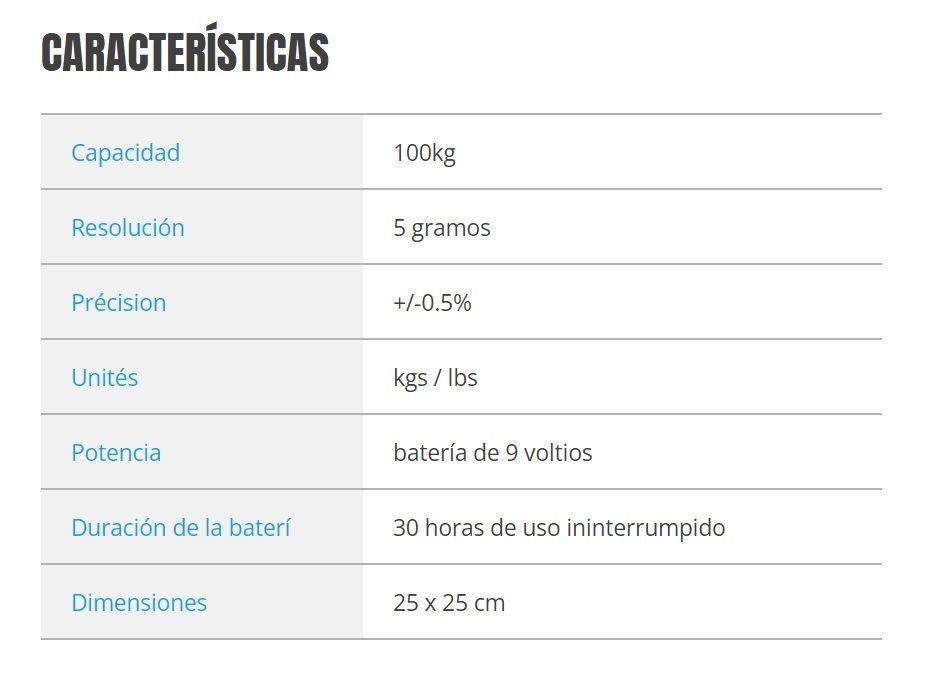 Báscula Pesa para gas Refrigerante 100kgs JAVAC-5