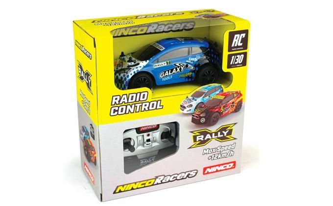 AUTO A CONTROL REMOTO 14x7x6cm 1/30 RALLY GALAXY-1