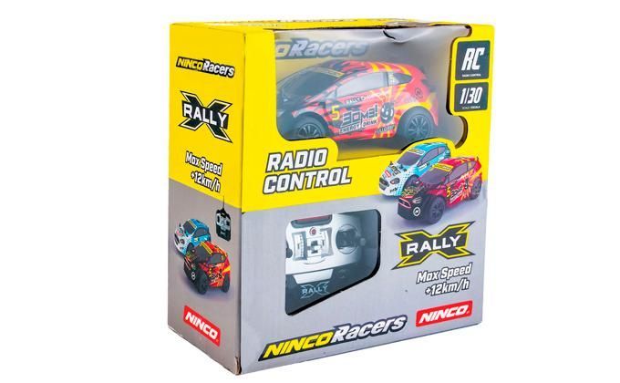 AUTO A CONTROL REMOTO 14x7x6cm 1/30 RALLY BOMB-1