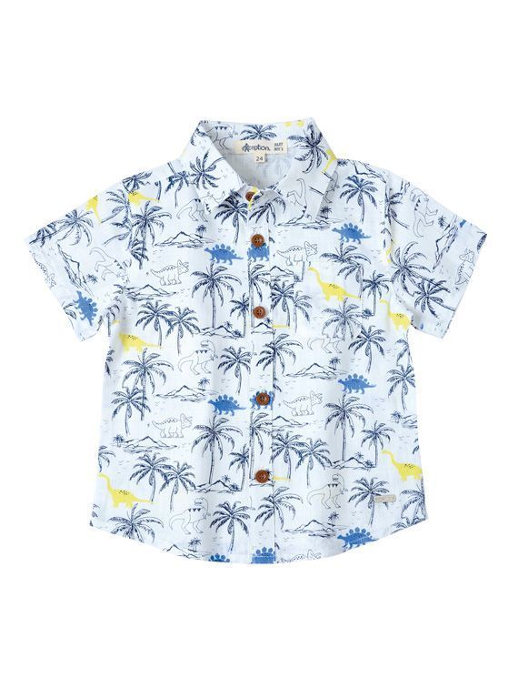 Camisa Bebé Niño Verano Estampada-0