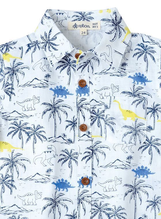 Camisa Bebé Niño Verano Estampada-1