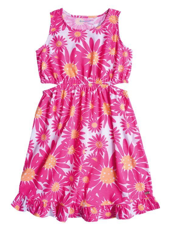 Vestido Niña Flores de Verano-1