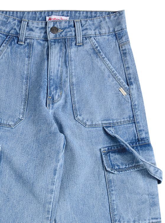 Jeans Ancho Niña Palazzo-1