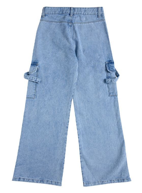 Jeans Ancho Niña Palazzo-2
