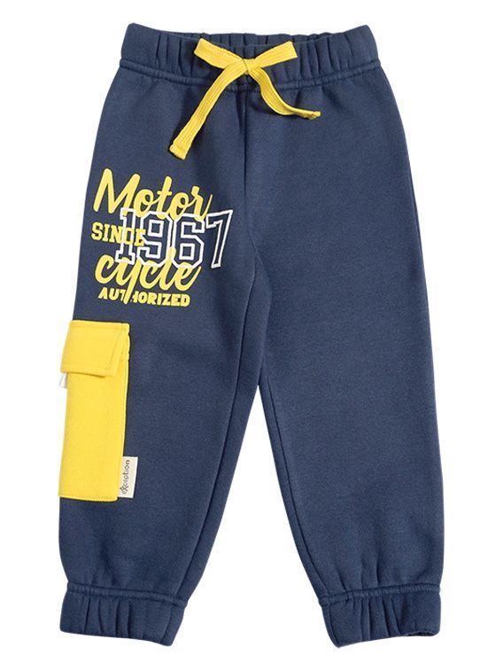 Pantalón Buzo Franela Bebé Niño con Bolsillo-1
