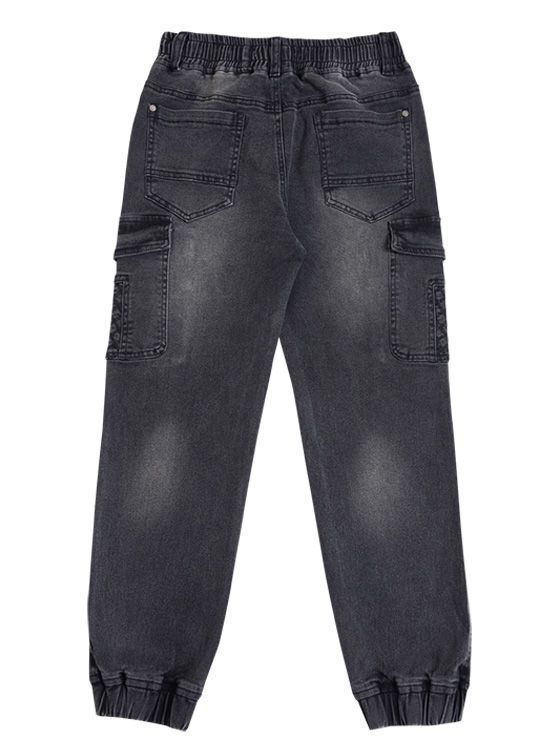 Jeans Niño Calce Jogger Negro-3
