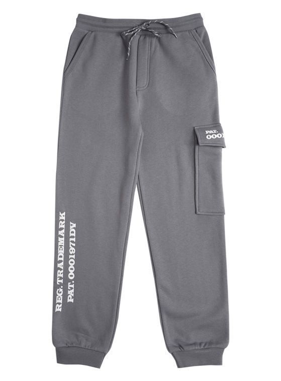 Pantalon Buzo Franela Nino con Bolsillo y Estampado