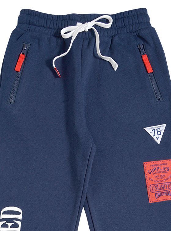 Pantalón Buzo Franela Niño Parches-2