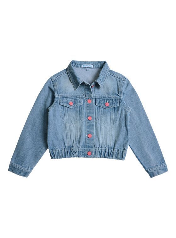 Chaqueta Mezclilla Niña Verano-1