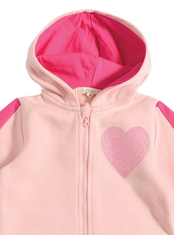 Buzo Franela Bebé Niña Corazón-2