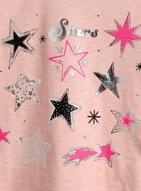Polera Niña Básica con Estampados-1