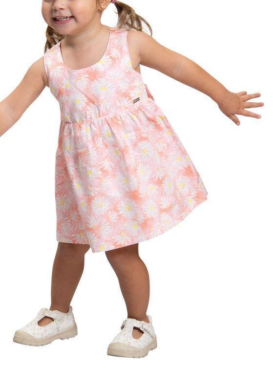 Vestido Tela Bebé Niña-0