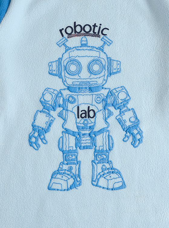 Pijama Polar Niño Robot-3