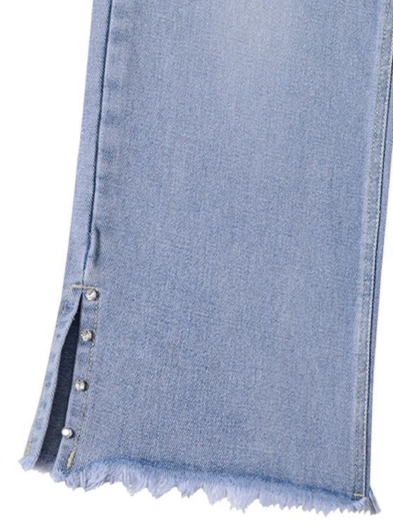 Jeans Mezclilla Palazzo Niña Algodón Elasticado-2