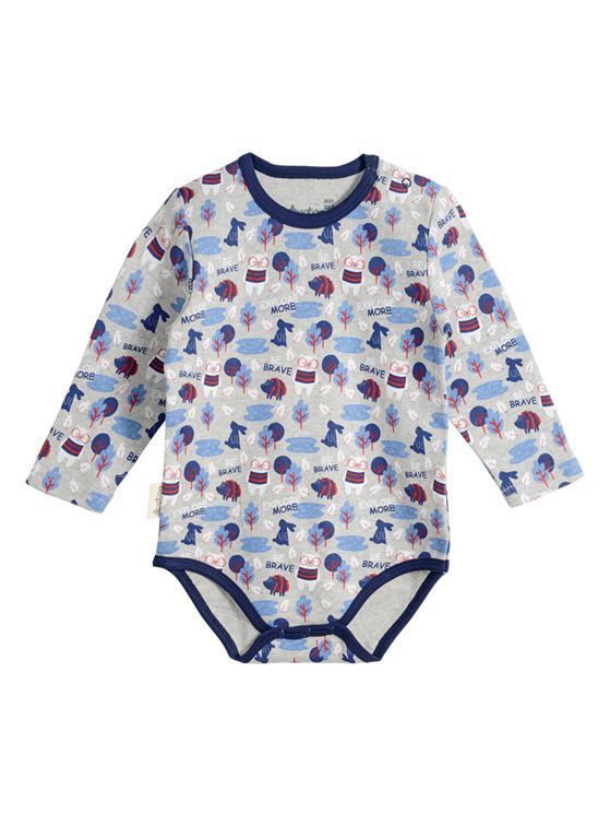 Pack 2 Body Bebé Niño Estampado Osito-3