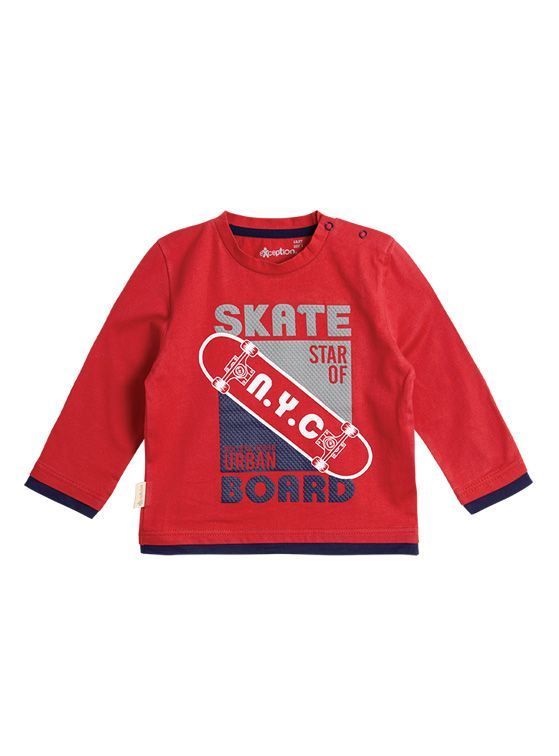 Polera Bebé Niño Diseño Skate-1
