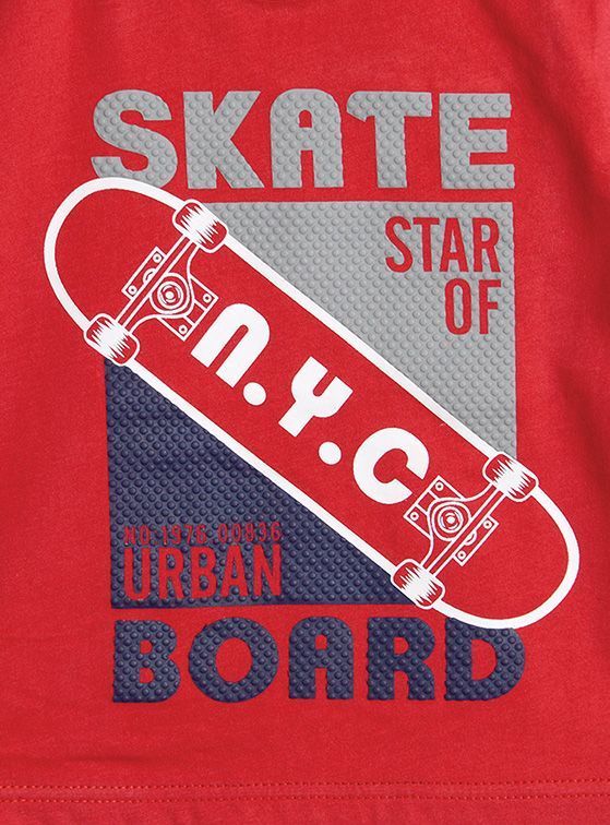 Polera Bebé Niño Diseño Skate-2
