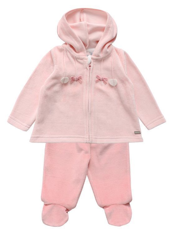 Conjunto Plush Bebé Niña Con Gorro-0