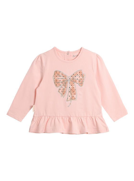 Polera Manga Larga Bebé Niña Cinta-0