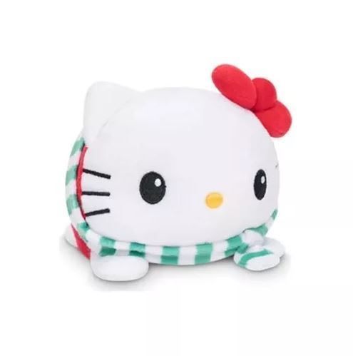 Peluche bufanda de invierno hello kitty 2 en 1 de felpa reversible-1