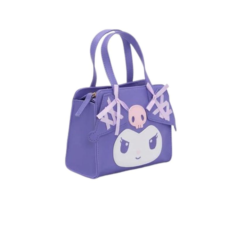 SANRIO ORIGINAL Kuromi bolso lila de 2 vías Colección Dainty Doll-4