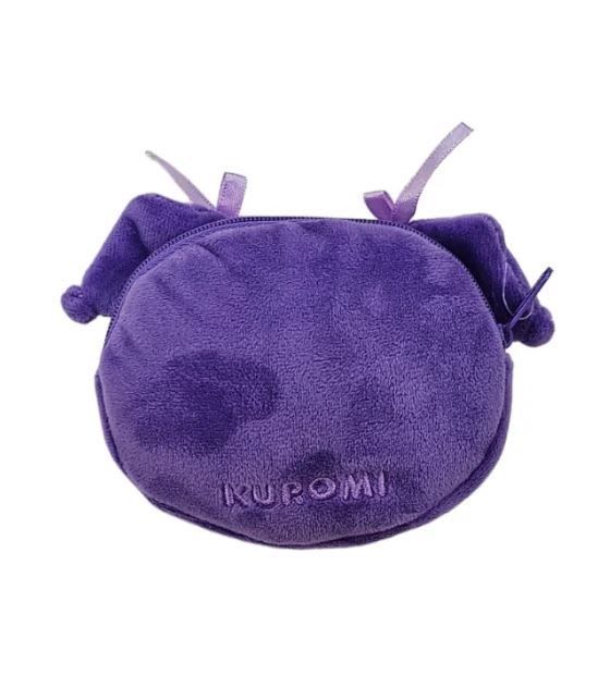 SANRIO ORIGINAL Bolsa ecológica con estuche linea pu Kuromi Color Lila (serie dainty doll)-2