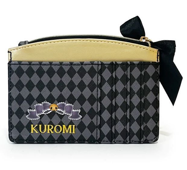 Kuromi fancy ribbons estuche para tarjetas y monedas SANRIO ORIGINAL-4